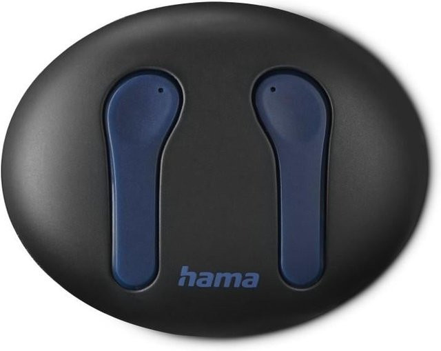 Hama Spirit Unchained True Wireless Bluetooth Kopfhörer mit ENC in Blau und Schwarz - Bild 1