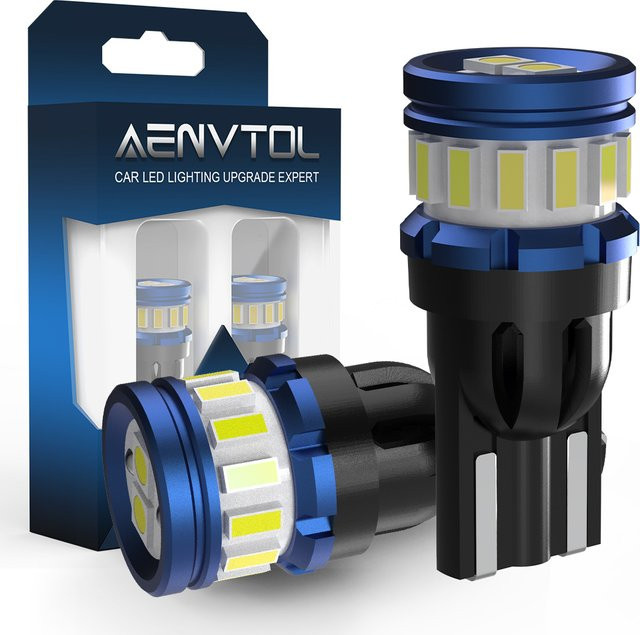 AENVTOL Canbus T10 W5W LED Auto-Zubehör für Parkplatz, Kennzeichen und Bremsleuchte - Bild 1