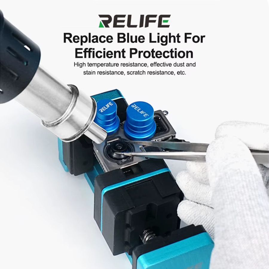 RELIFE RL-099 Magnetischer Objektivschutz mit Diamantabdeckung und Anti-Fingerabdruck-Beschichtung in Blau - Bild 2