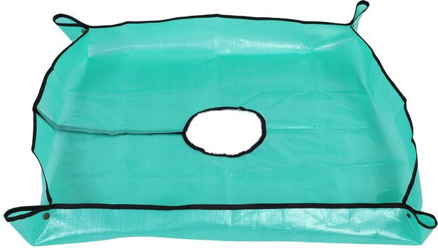 Fishine Landschaftsplane aus Polyethylen mit 4 Eckösen für Garten und Hof, Breite: 100 cm, Breite: 100 cm - Bild 1