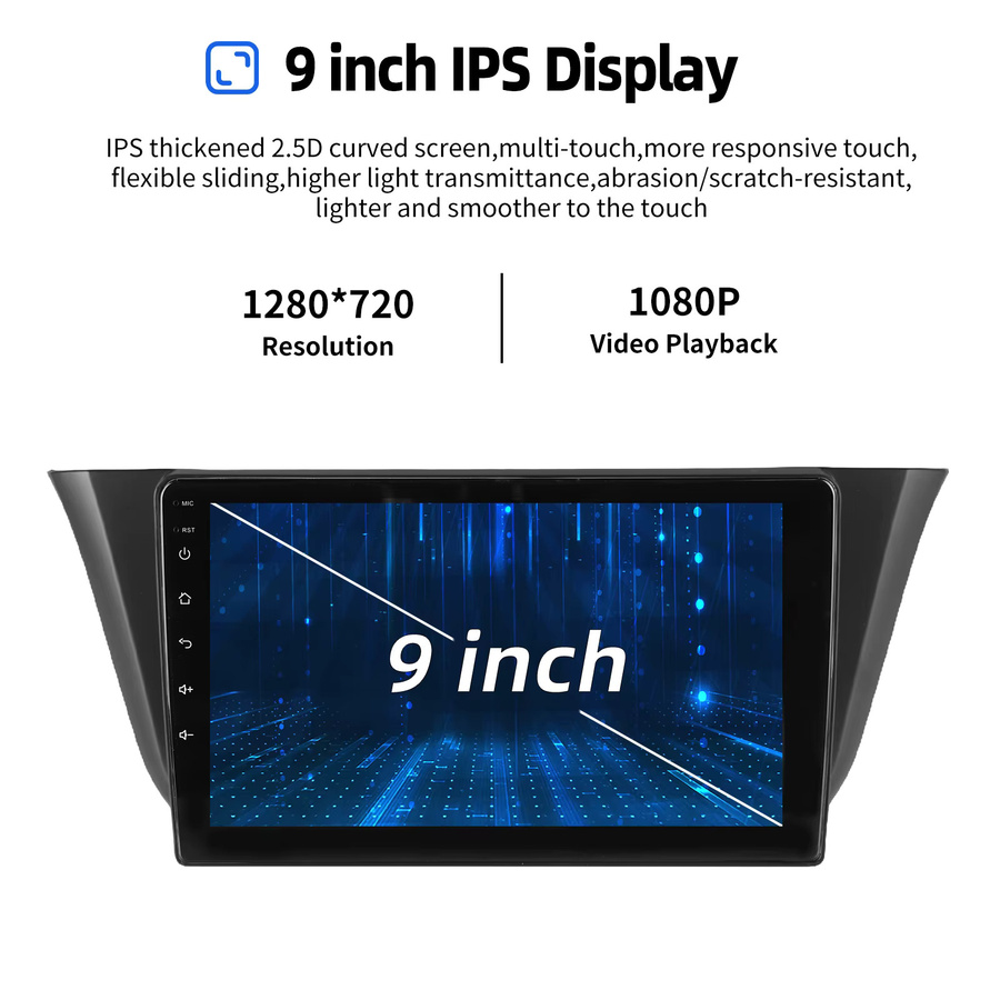 MOPECT Android 15 Navigationssystem für Iveco Daily 2014-2021 mit 9 Zoll Touchscreen, 4+64G, WiFi, CarPlay, GPS, Bluetooth, DAB+ und Rückfahrkamera in Schwarz - Bild 6