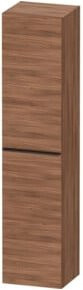 Duravit Hochschrank D-Neo mit 1 Tür und 5 Regalböden, Farbe Weiß/Nussbaum Natur, B: 40 cm, T: 36 cm, H: 176 cm - Bild 1