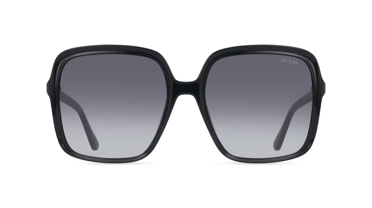 Guess GU00280 Sonnenbrille, Vollrand, Quadratisch, Kunststoff, Schwarz, Damen - Bild 1
