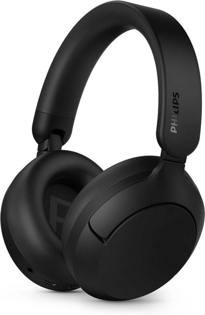 Philips TWS OE Over-Ear Kopfhörer schwarz mit Bluetooth und USB-C Anschluss - Bild 1
