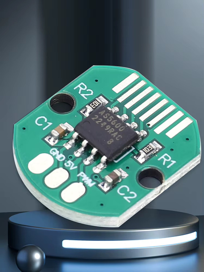 ALLOYSEED AS5600 Magnetischer Induktions-Winkelmesssensor Modul Hochpräziser 12-Bit Absolutwert-Encoder mit PWM und I2C Schnittstelle in Grün - Bild 5
