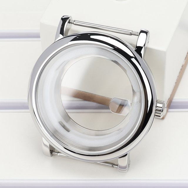 Uhrengehäuse Edelstahl, 44 mm, Silber, Herren - Bild 1
