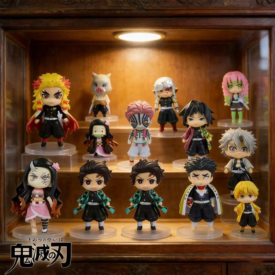 Bandai Demon Slayer Kimetsu No Yaiba Kamado Tanjirou Agatsuma Zenitsu Nezuko, Actionfigur, Einzelfigur, PVC - Bild 3