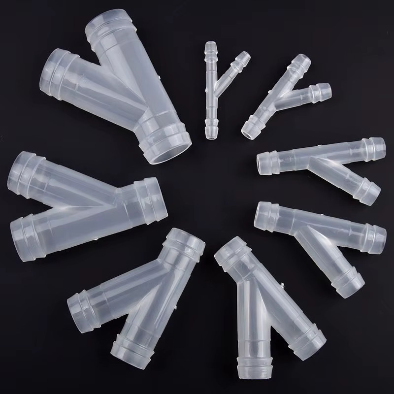 SgooHan Y-förmige Schrägverbinder aus Kunststoff für Aquarien und Belüfter, transparent, Durchmesser: 4 bis 12 mm - Bild 2
