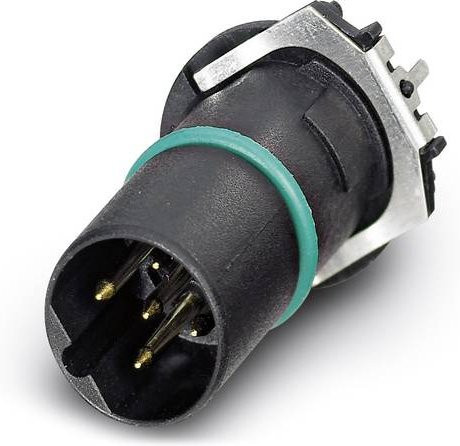 Phoenix Contact 1457542 Sensor-Aktor-Einbausteckverbinder M12 Kontaktträger in Schwarz mit 5 Polen (100 Stück) - Bild 1