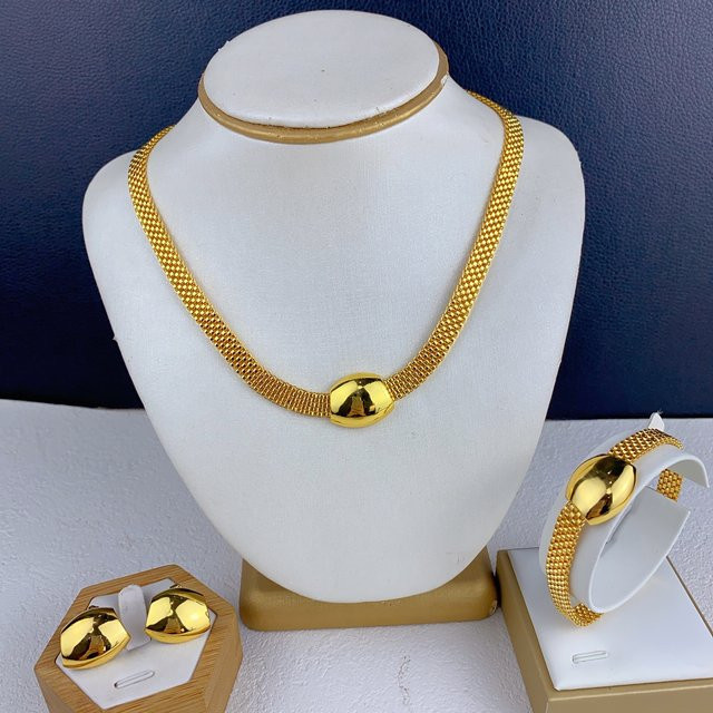 ANIID Schmuckset Halskette, Ohrringe, Gold, Damen - Bild 1