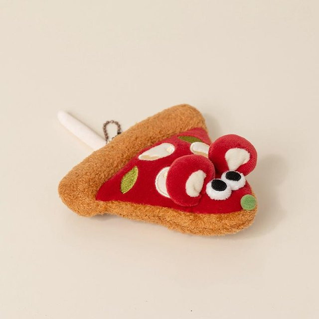 Yiran toy Maus Pizza Plüsch Anhänger, Kuscheltier, ab 14 Jahren - Bild 1