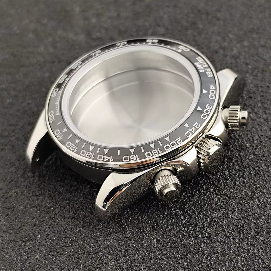 Dwayne Campbell Uhrengehäuse Edelstahl, 39,4 mm, Silber, Unisex - Bild 1