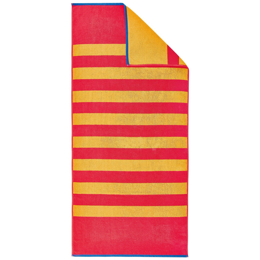 Dyckhoff Strandtuch Stripes in Rot, B/L: 80 x 180 cm - Bild 2