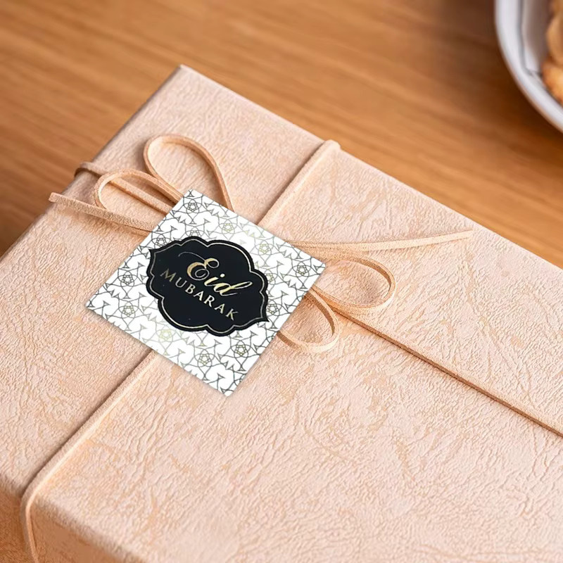500 Stück Eid Mubarak Aufkleber für Ramadan Kareem Geschenke und Dekoration - Bild 4