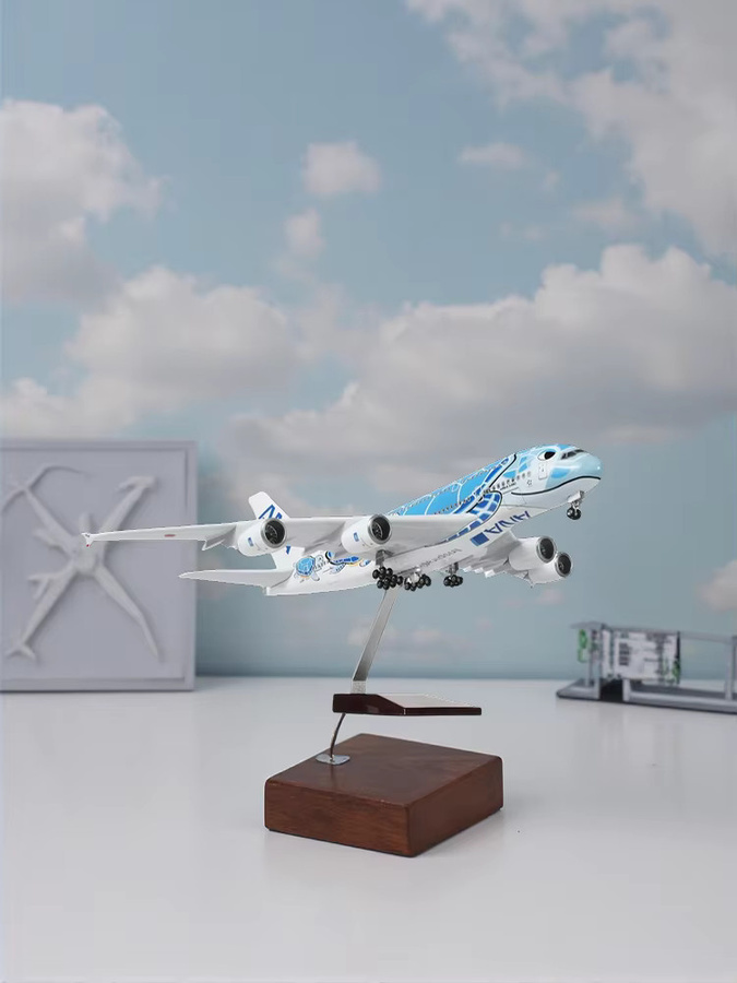 ZOCO A380 ANA Blue Turtle, Flugzeugmodellbausatz, 1:160, ab 14 Jahren - Bild 2