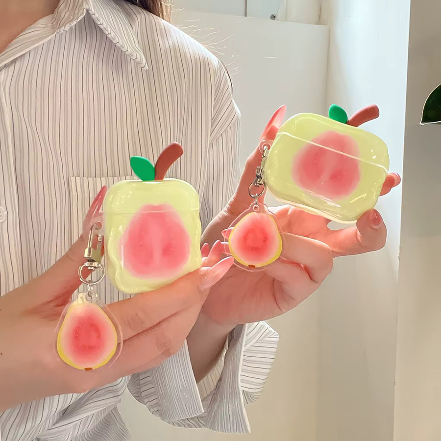 Apple AirPods Schutzhülle Sommerfrische mit dreidimensionalen Zweigen und Blättern in Pink und Multicolour für AirPods 1, 2, 3, 4, Pro 2 und Pro 3 - Bild 2