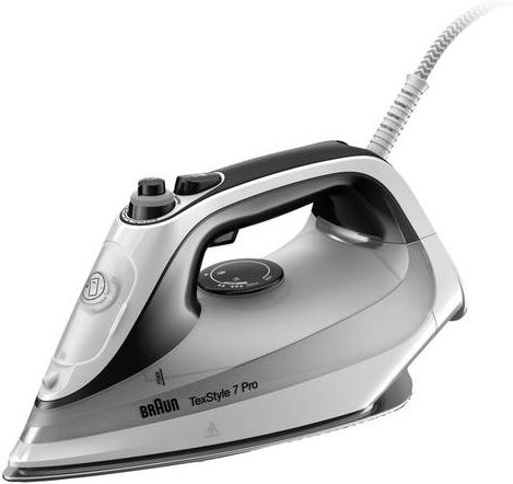 Braun TexStyle 7 Pro SI 7149 WB Dampfbügeleisen in Weiß und Schwarz - Bild 1