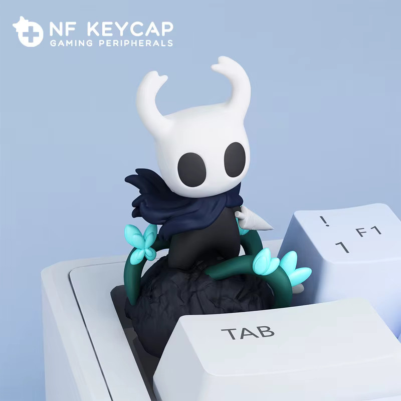 Hollow Knight Silksong Kawaii Knight Keycap für mechanische Tastaturen zur kreativen Dekoration - Bild 2