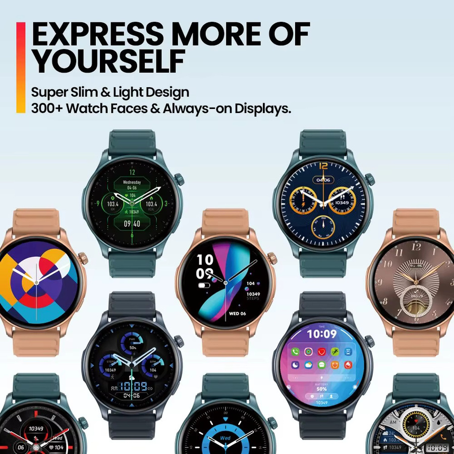 Zeblaze Btalk 3 PRO Smartwatch mit 1,43 Zoll AMOLED-Display in Grau mit Bluetooth-Telefonfunktion und Gesundheits- sowie Fitness-Tracking - Bild 5