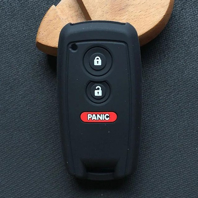 Silikon Gummi Autoschlüssel Hülle Etui für Suzuki SX4 XL7 Grand Vitara und Swift in Schwarz - Bild 1