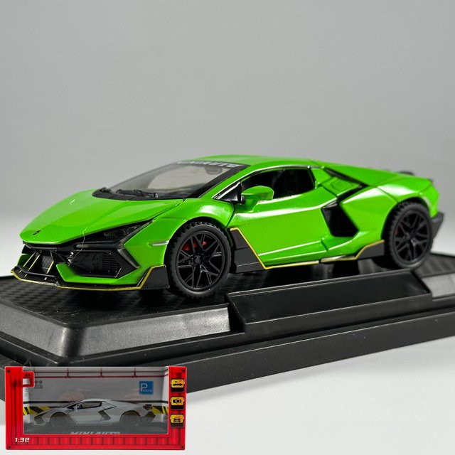 Linyi toy car Lamborghini Revuelto Supercar, Modellauto, 1:32, Metall, ab 14 Jahre - Bild 1