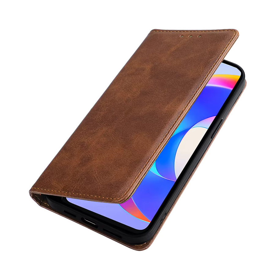 Magnetische Leder-Schutzhülle für Honor X5 Plus X7 X7A X8A X9A X10 X8 X6 X6S X9 5G mit Kartenfächern in Blau oder Braun - Bild 3