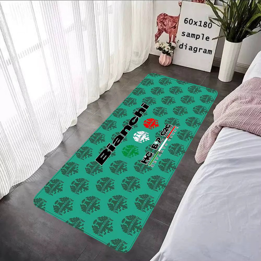 Bianchi Bodenteppich im nordischen Stil mit Grafik-Design, grün, rechteckig, Breite: 60 cm, Tiefe: 60 cm - Bild 4