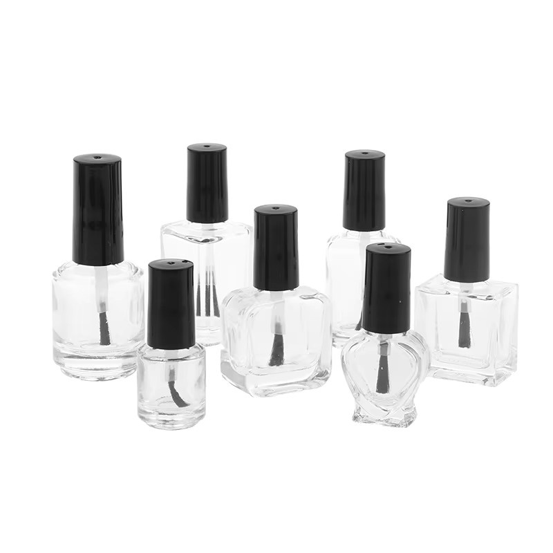HNKMP Nachfüllbare Nagellackflasche mit Pinsel, Glas, Unisex - Bild 2
