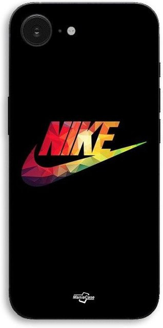 Maniacase iPhone 17e Hülle mit Nike Logo in Schwarz und Bunt - Bild 1