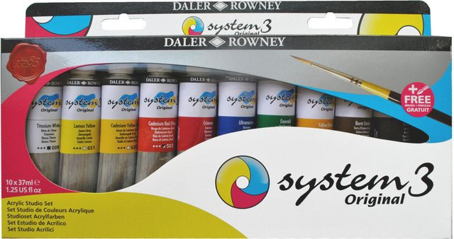 Daler-Rowney System 3 Acrylic Studioset Multicolor - Bild 1