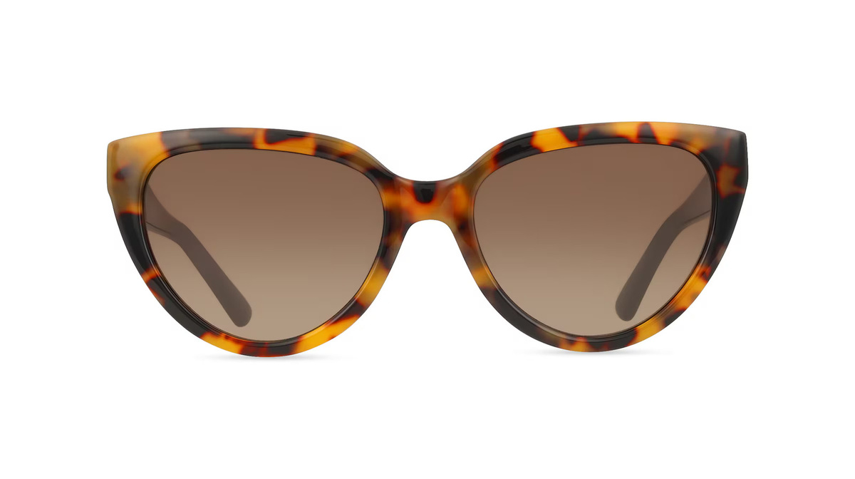 Love Moschino MOL095/S Sonnenbrille Cat Eye, Vollrand, Acetat, braun, Damen - Bild 1