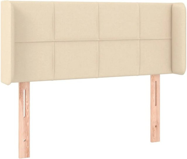 vidaXL LED Kopfteil in Beige mit USB-Ladeport und integrierter Beleuchtung, B/T/H: 83 x 16 x 78/88 cm - Bild 1