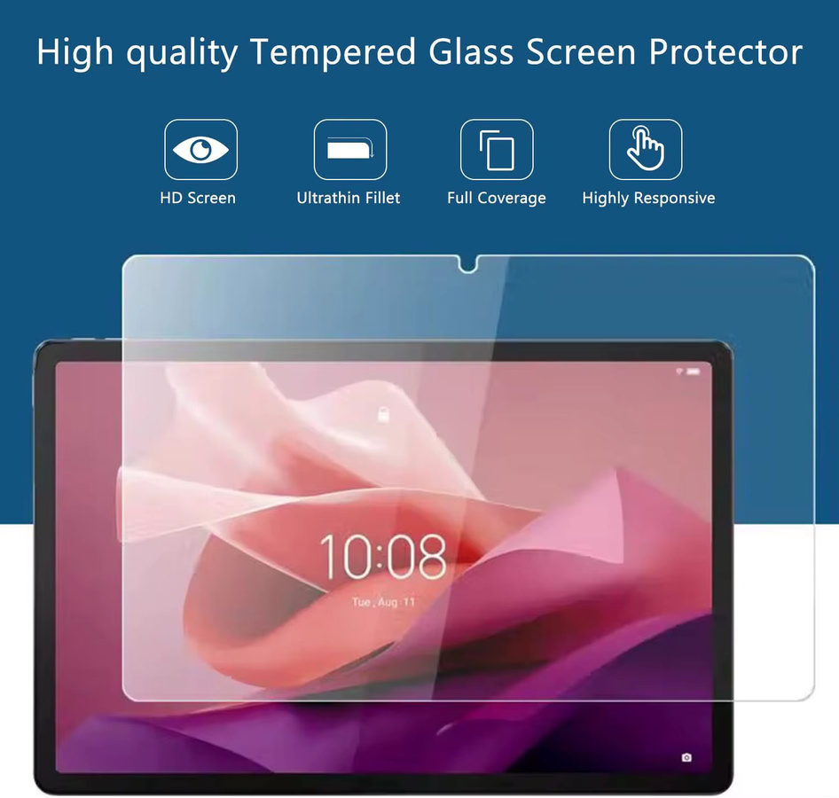 Lenovo Yoga Tab 11,1 Zoll Displayschutzfolie aus 9H gehärtetem Glas, transparent, kratzfest und blasenfrei - Bild 2