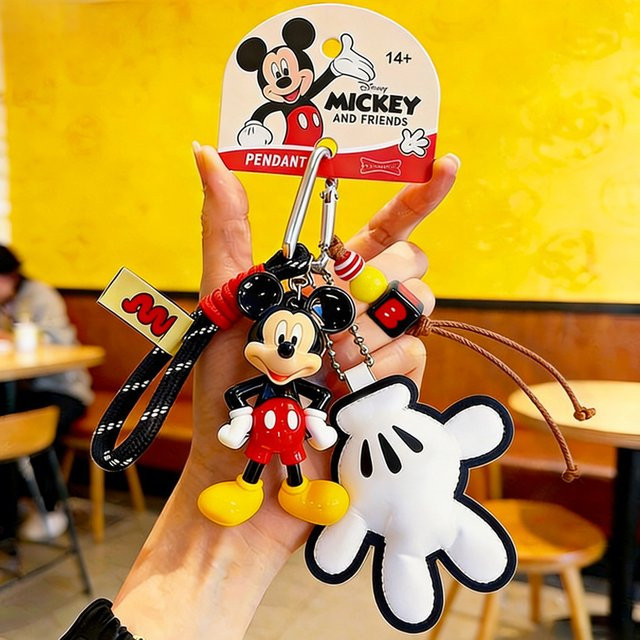 Disney Mickey Maus Schlüsselanhänger, gewebtes Band, Unisex - Bild 1