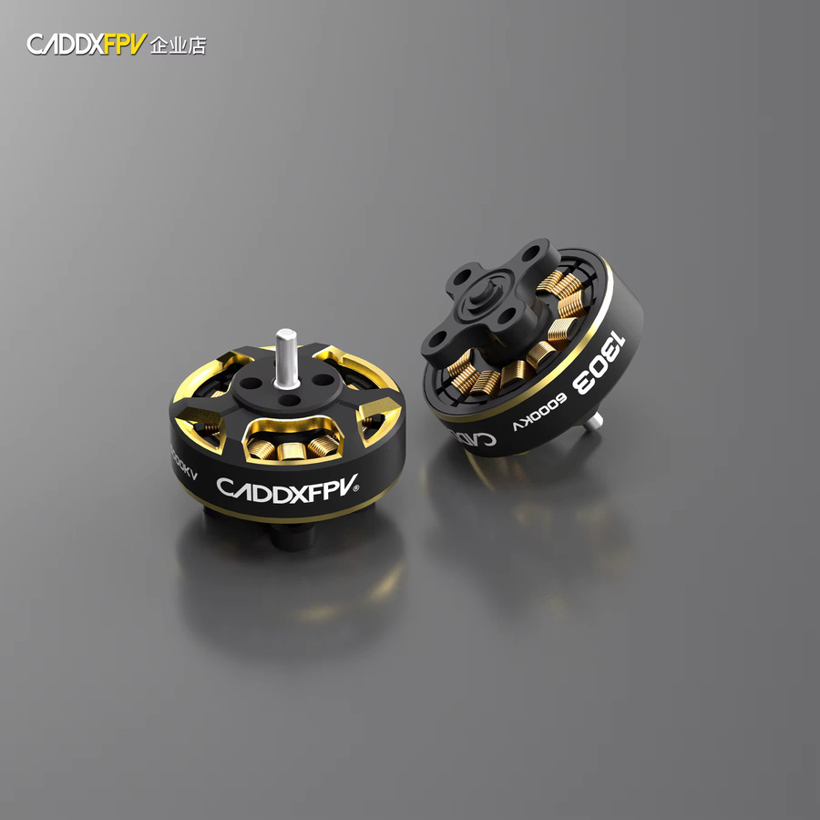 CADDXFPV 1303 6000KV Bürstenlose Motoren in Schwarz für GoFilm 20 2 Zoll FPV Drohnen, 2er-Set - Bild 2