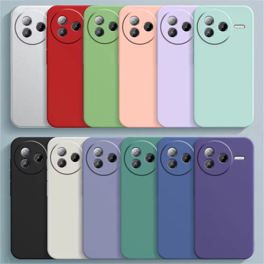 Xiaomi POCO F7 Pro Handyhülle Luxus Candy Hellweiß aus weichem Flüssigsilikon mit Kameraschutz - Bild 4