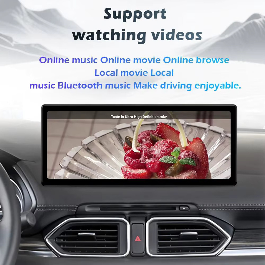 QiumianNavi 12,3 Zoll Autoradio für Nissan Pulsar 2015-2018 mit Android 16, kabelloses CarPlay, QLED Display, DSP Stereo, WiFi, Bluetooth und GPS in Schwarz - Bild 5