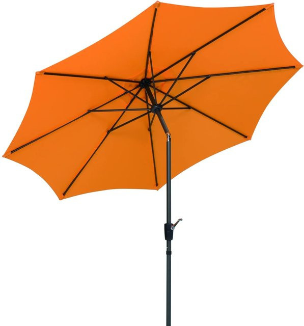 Schneider Marktschirm Harlem Ø 270 cm Mandarine mit Knickfunktion und UV 50+ Schutz - Bild 1