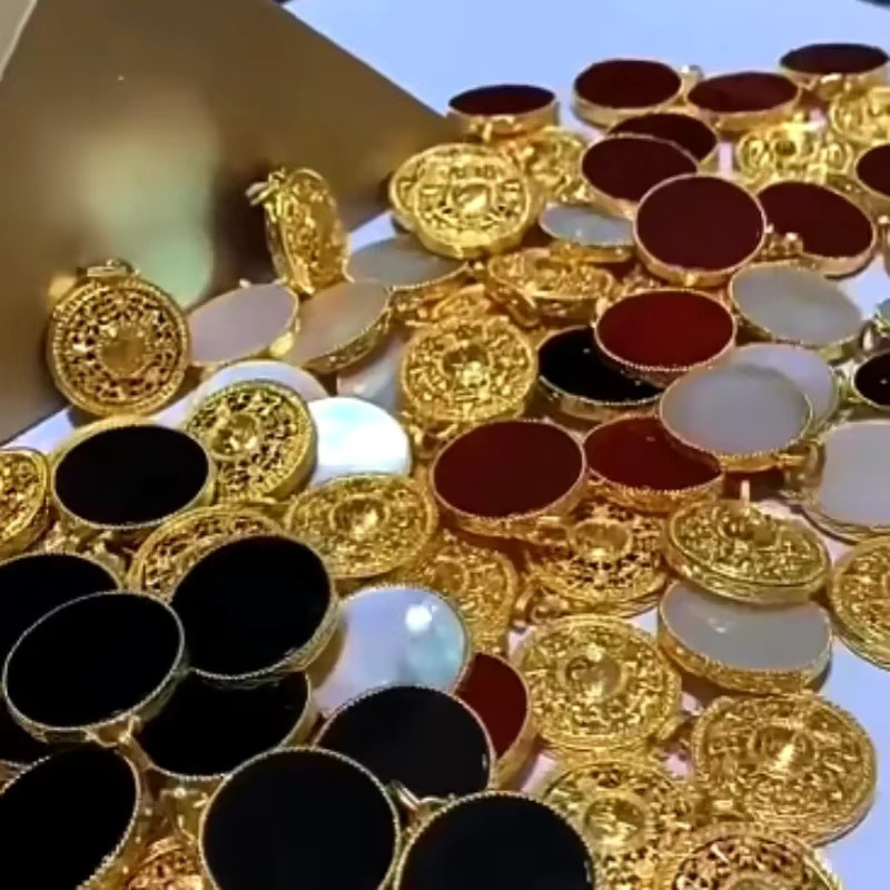 Anhänger Kompass, 750 Gold, Damen - Bild 4