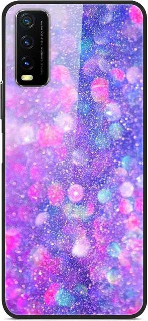 Harte Handyhülle mit gehärtetem Glas für Vivo V2027, V2029, Y20i, Y20s und Y20 in Multicolour - Bild 1