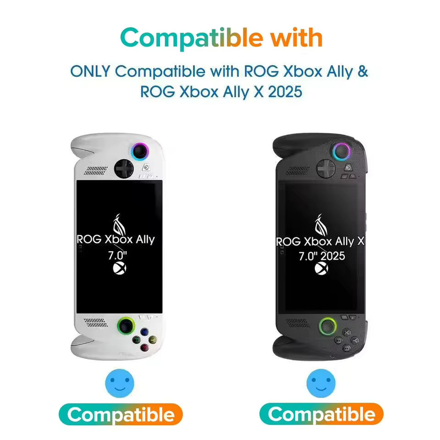 Displayschutzfolie aus gehärtetem Glas für Asus ROG Ally Handheld, transparent, Anti-Kratz-Schutzfolie - Bild 2