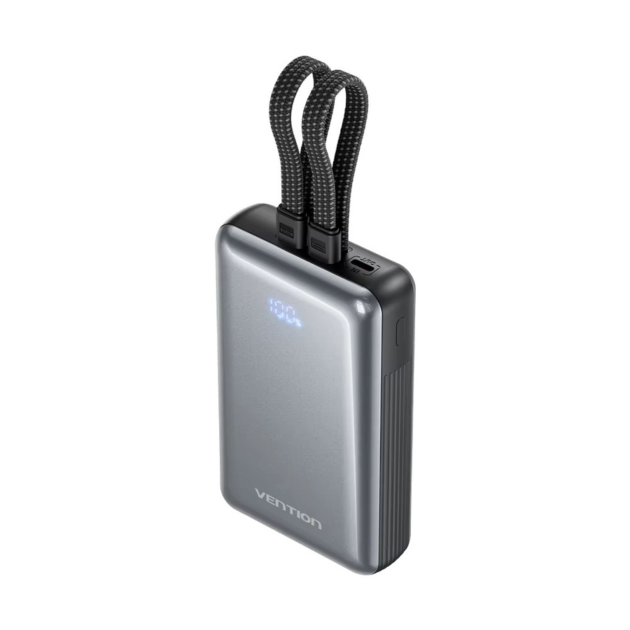 Vention Powerbank mit 20000mAh und 35W PD Schnellladung in Grau - Bild 7
