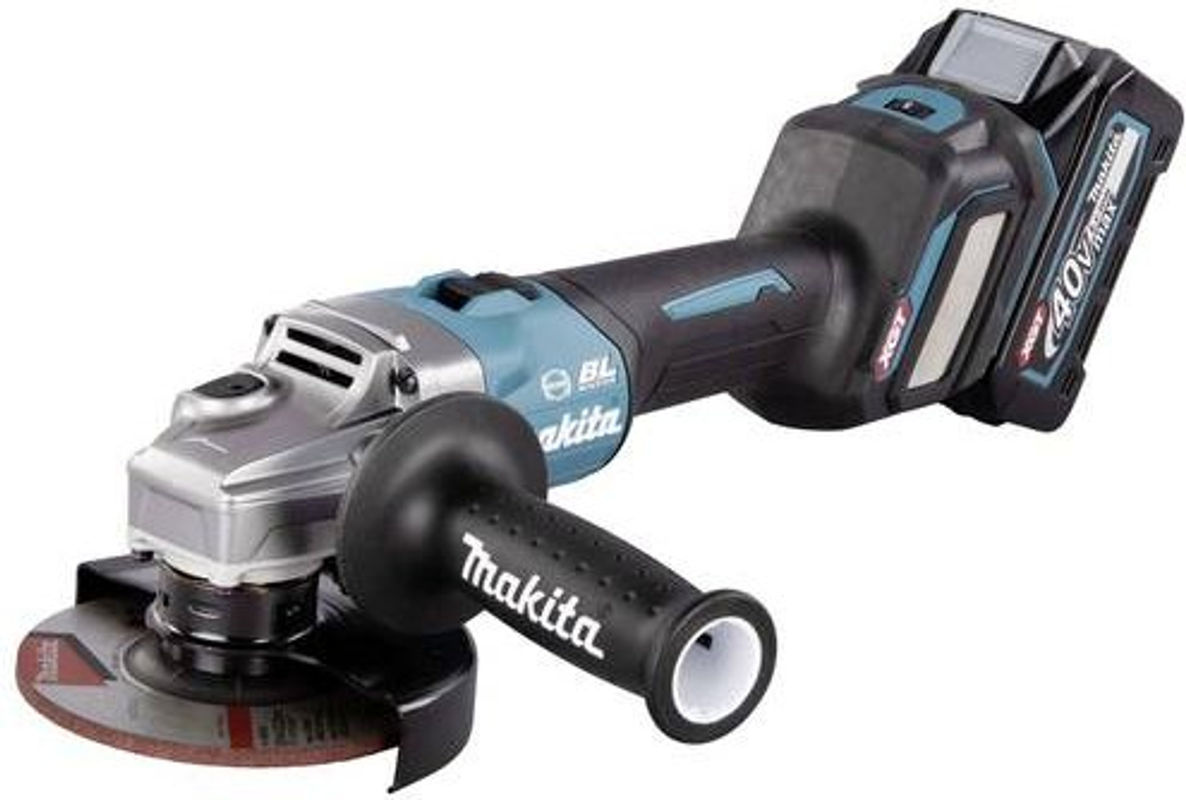 Makita Akku-Winkelschleifer XGT 40V mit 125 mm Scheibendurchmesser, inkl. 2 Akkus und Ladegerät - Bild 2