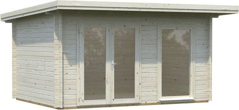Palmako Blockbohlenhaus Heidi Gartenhaus aus Fichtenholz mit Pultdach in Braun B/H/T: 478 x 244 x 300 cm - Bild 2