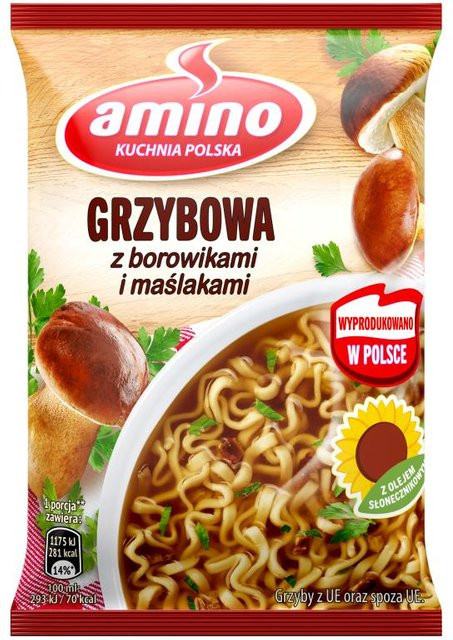Amino Instant Pilzsuppe mit Steinpilzen und Buttermilch 57 g - Bild 1