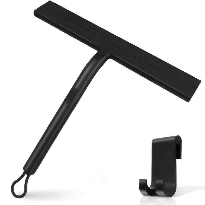 JUSTINLAU Silikon-Glasreiniger Squeegee in Schwarz für Haushalt und Gewerbe - Bild 3