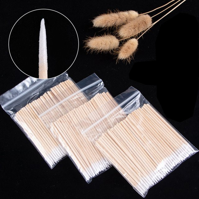 Holz-Applikatoren für Augenbrauen, Wimpern und Lip Gloss, Unisex - Bild 1