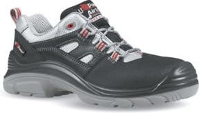 UPower Sicherheitsschuhe Corner W.11 S3 SRC aus Leder in Schwarz/Rot, Größe 40 - Bild 1
