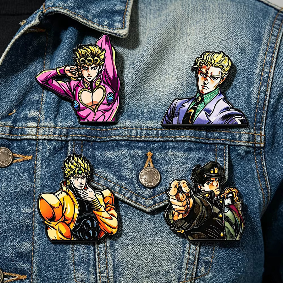 Bandai Pin-Set, 4-teilig, Manga-Emaille, Anstecknadeln - Bild 4