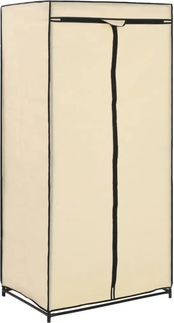 vidaXL Kleiderschrank Beige mit Scharniertüren, B/T/H: 75 x 50 x 160 cm - Bild 1